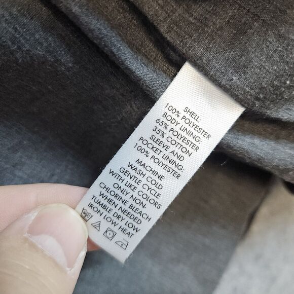 Calvin Klein Black Size L Chore Jacket/Coat Parka With 4 Front Pockets SPLOTCHES - Picture 7 of 16